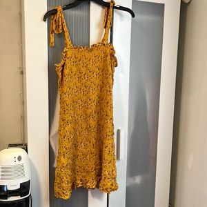 Free People yellow dress